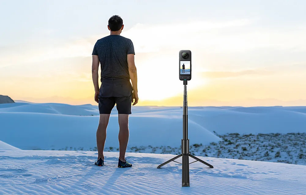 Uchwyt selfie / statyw Puluz do kamery Insta360 X5 / X4 / X3 (122 cm)